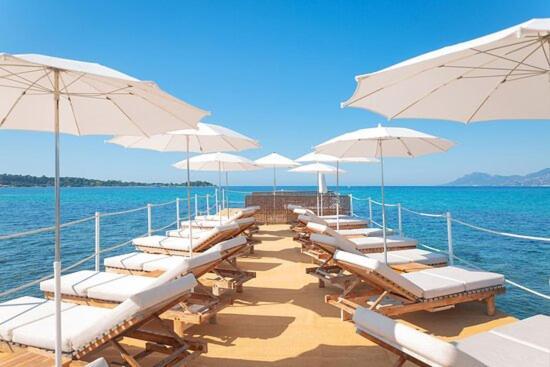 Luxueux 3 Pieces 80M2 - 2Ch - 2 Sdb - 1Mn Beach Croisette Cannes Kültér fotó