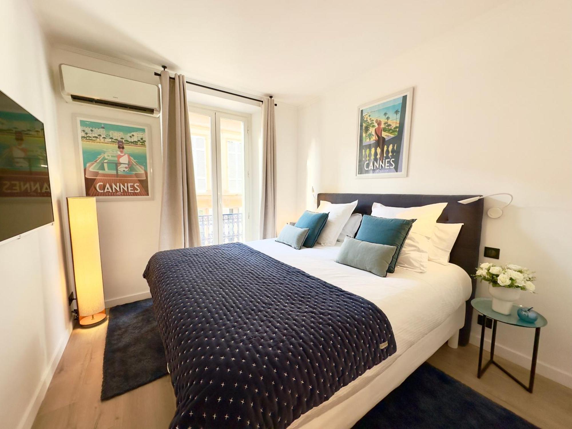 Luxueux 3 Pieces 80M2 - 2Ch - 2 Sdb - 1Mn Beach Croisette Cannes Kültér fotó