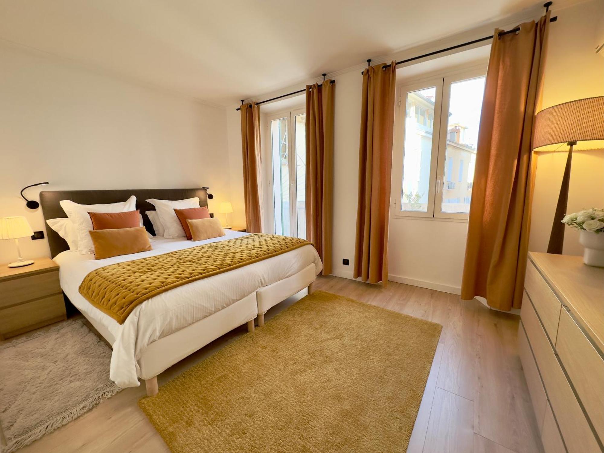 Luxueux 3 Pieces 80M2 - 2Ch - 2 Sdb - 1Mn Beach Croisette Cannes Kültér fotó