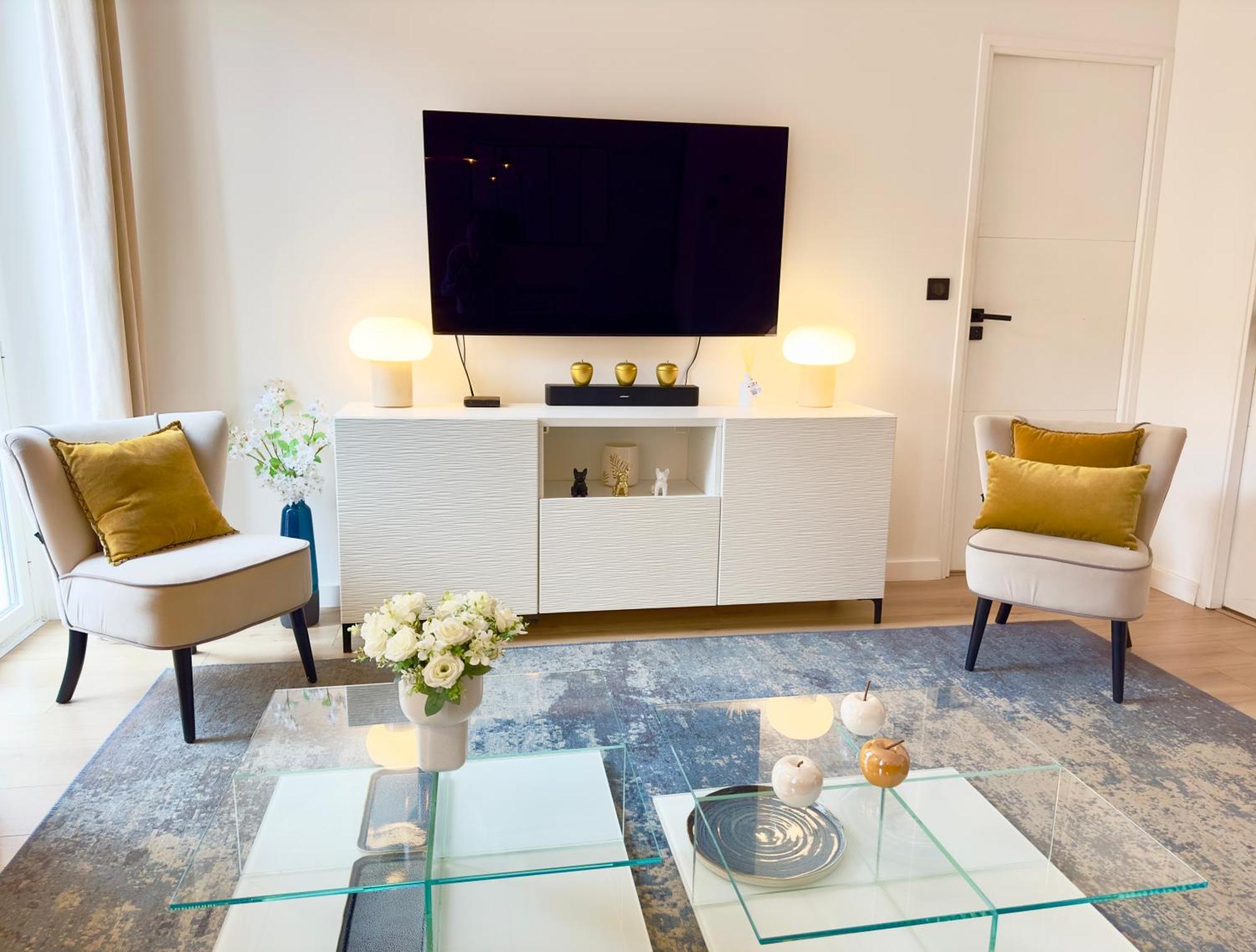 Luxueux 3 Pieces 80M2 - 2Ch - 2 Sdb - 1Mn Beach Croisette Cannes Kültér fotó