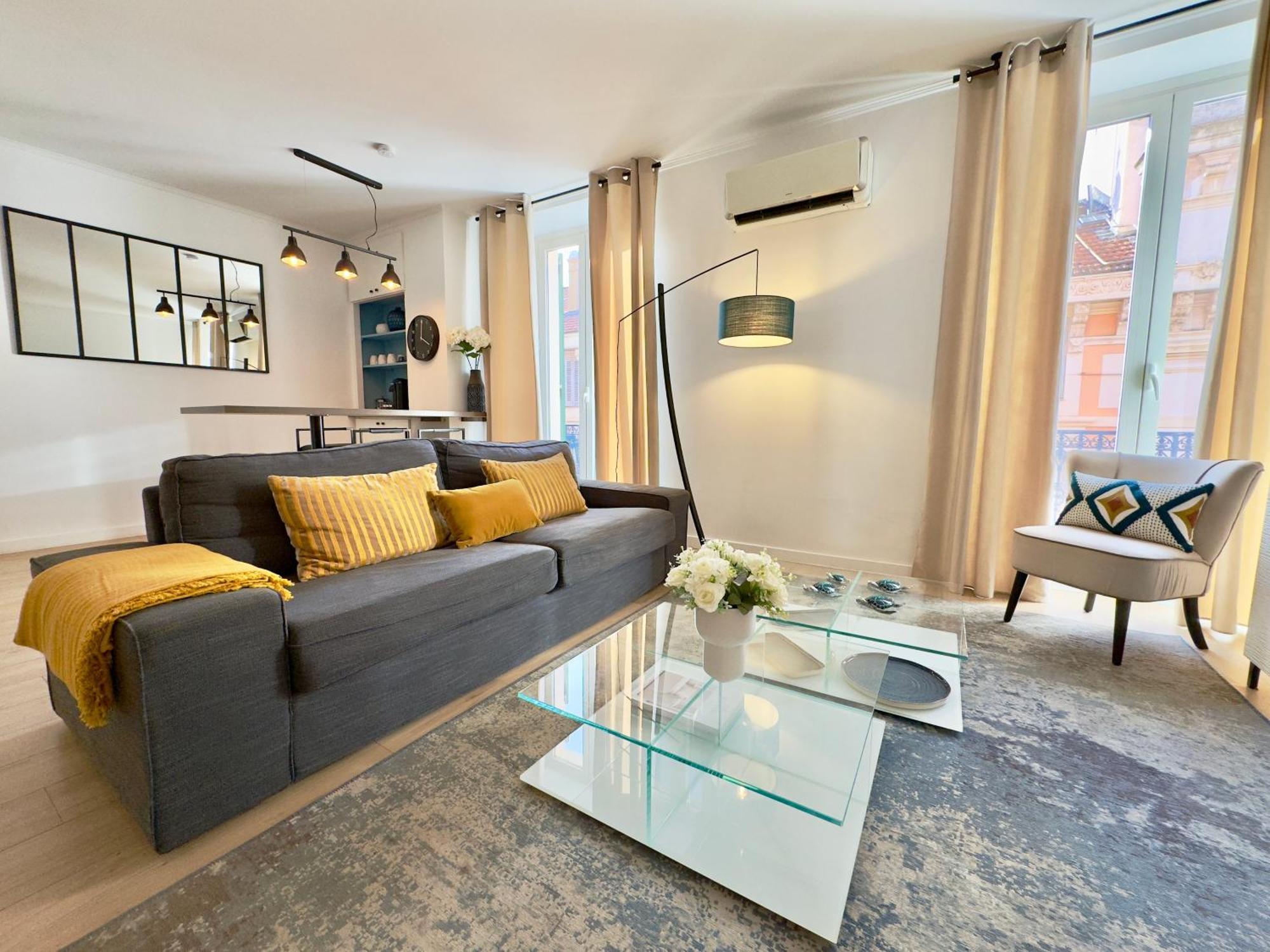 Luxueux 3 Pieces 80M2 - 2Ch - 2 Sdb - 1Mn Beach Croisette Cannes Kültér fotó